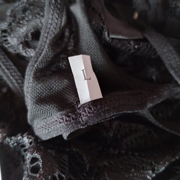 RSLove (L) Floral Lace and Sheer Lingerie Nighty w Matching Strappy Panty - Picture 7 of 7